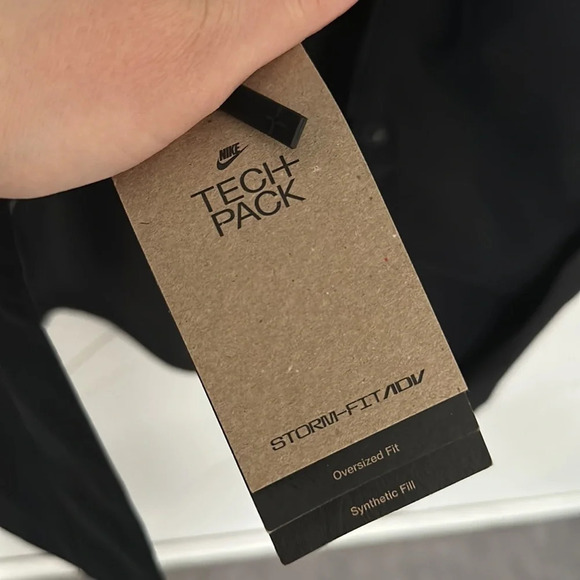 Nike Tech Pack Storm Fit Parka ADV Therma Fit Black Belted Coat Oversized NWT L - Picture 7 of 10